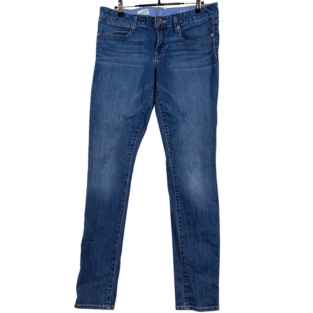 Gap 1969 Always Skinny Jeans Womens 29/8 Medium Wash Blue Stretch Denim Y2K Slim